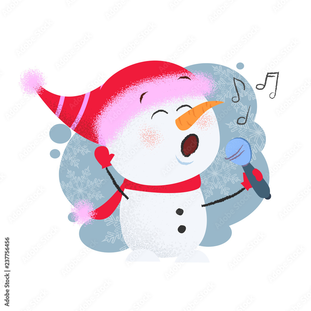 snowmen singings - Clip Art Library