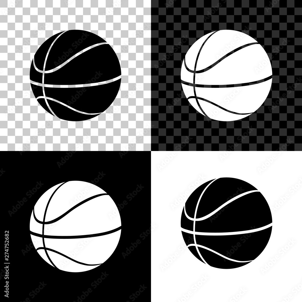Basketball Black And White Clipart - Black And White Basketball - Clip ...