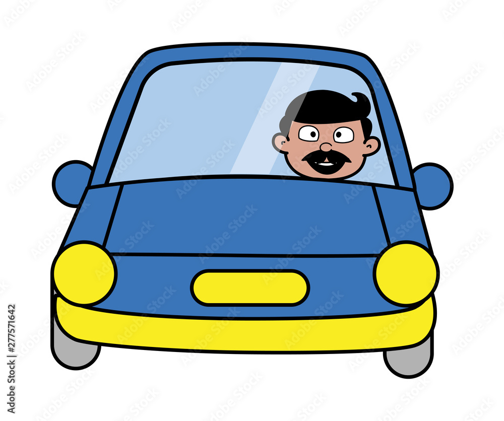 Family Father With Kids In The Car Vector Illustration Design Clip family-father-with-kids-in-the-car-vector-illustration-design-clip
