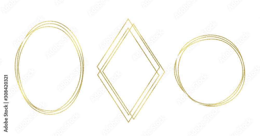 Gold Oval Mirror Clip Art at Clker.com - vector clip art online - Clip
