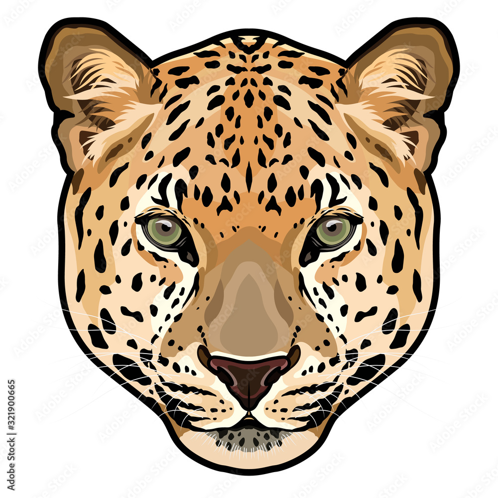 leopard head clipart - Clip Art Library - Clip Art Library