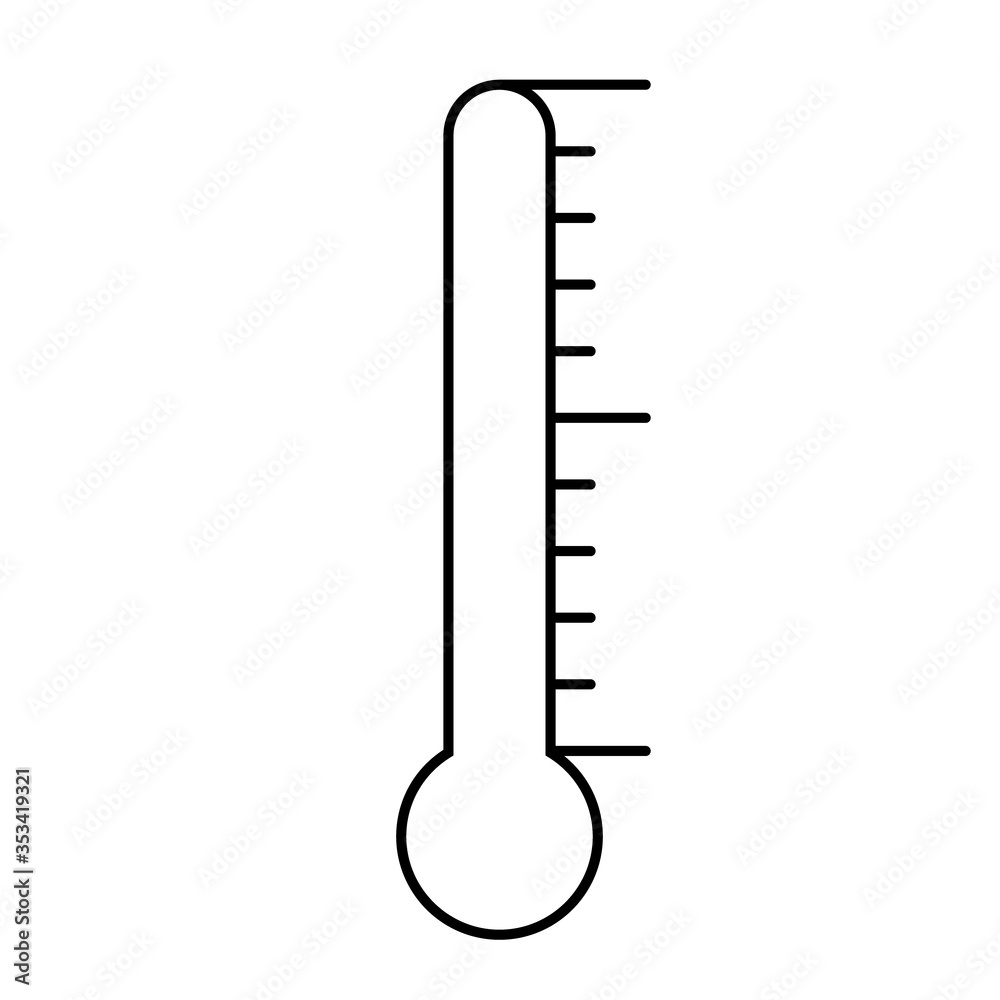 outdoor thermometer clip art black and white