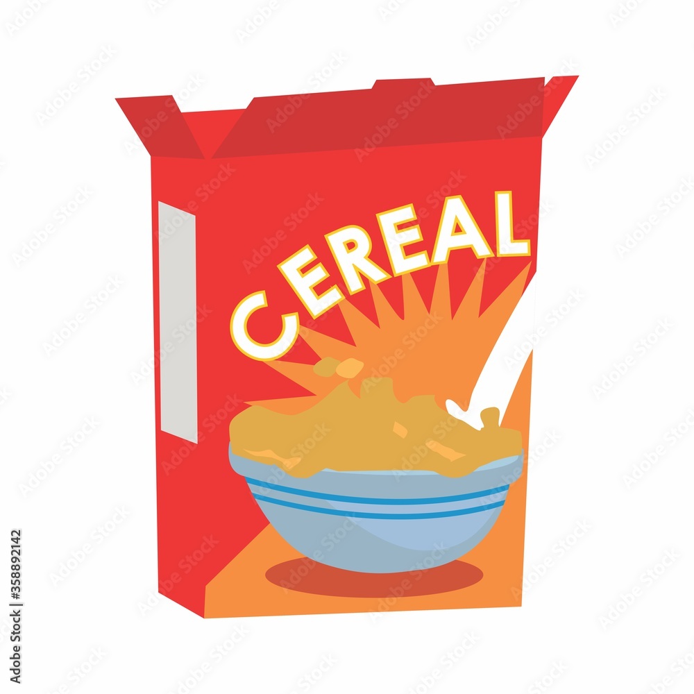 Cereal Box Vector Stock Illustration - Download Image Now - Clip Art ...