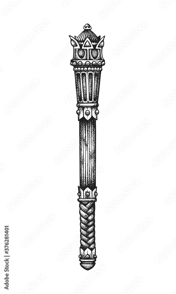 Stylized sceptre vector clip art public domain vectors clip art library