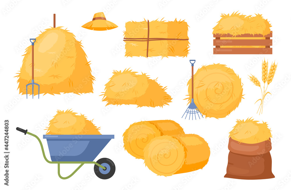 Hay Pile Straw Vector Images (over 670) - Clip Art Library