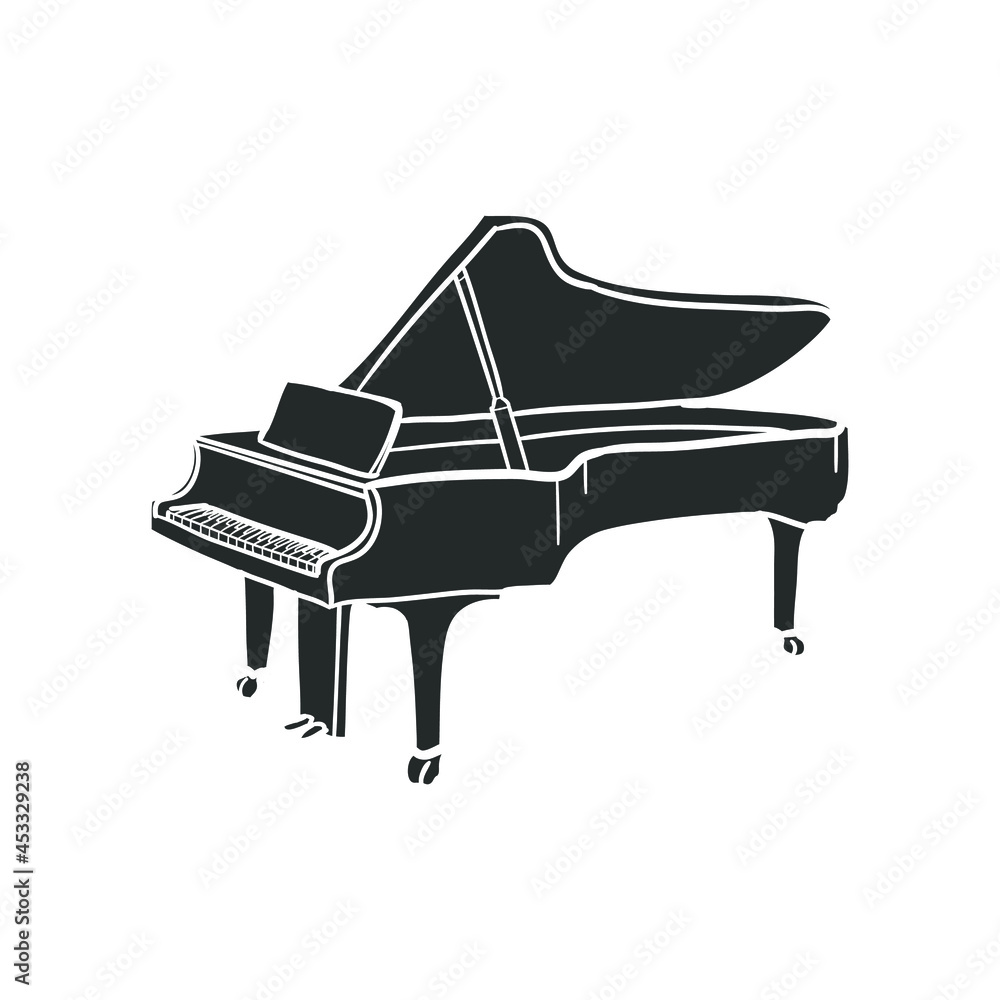 music pianos - Clip Art Library