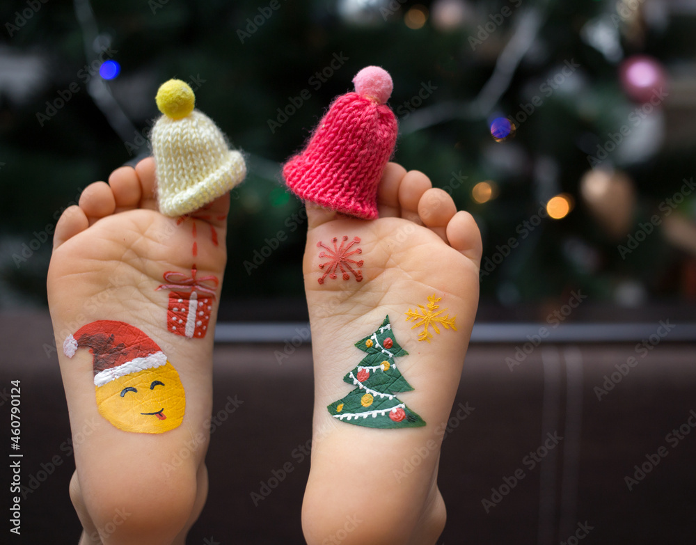 Christmas slippers clipart, Christmas shoes clipart, elf feet - Clip ...