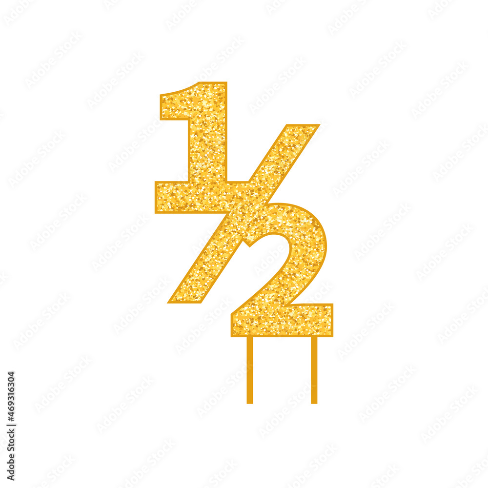 Glitter Number ONE (1) Cake Topper | Zazzle - Clip Art Library