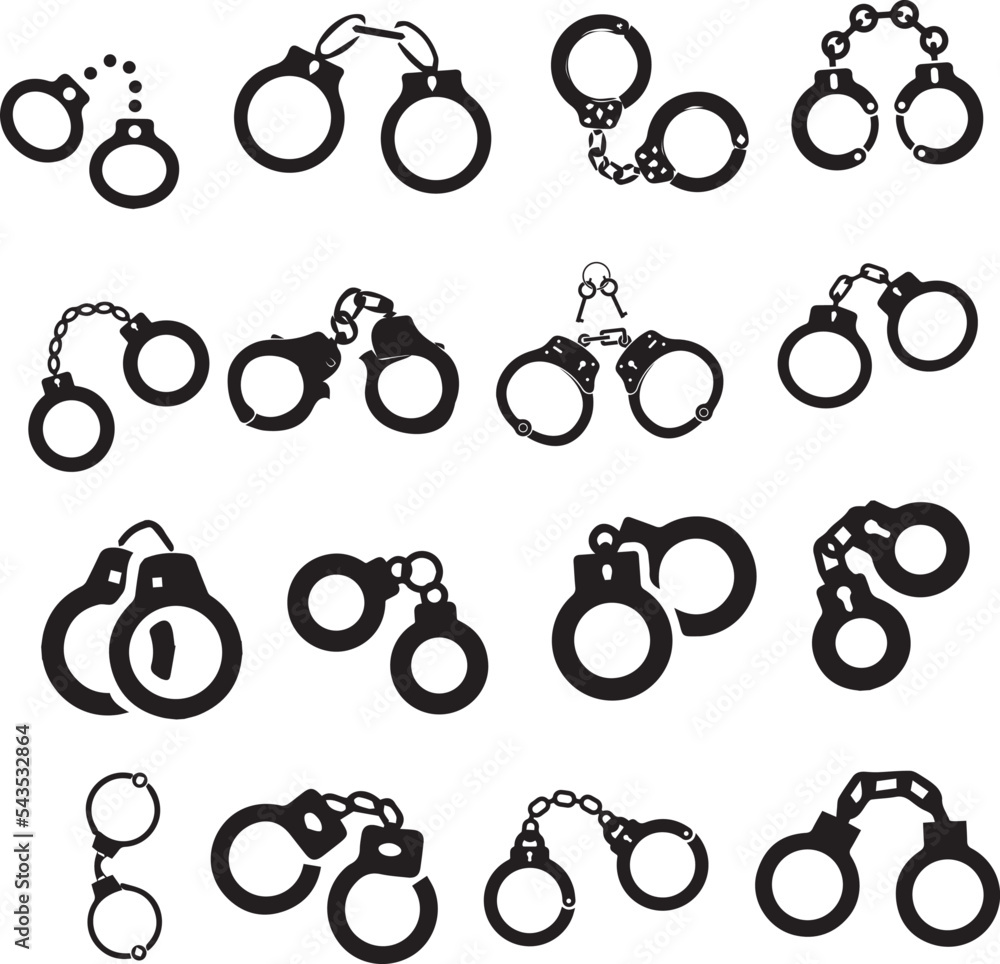 Handcuff Cliparts: Depicting the Power of Law Enforcement in Your ...