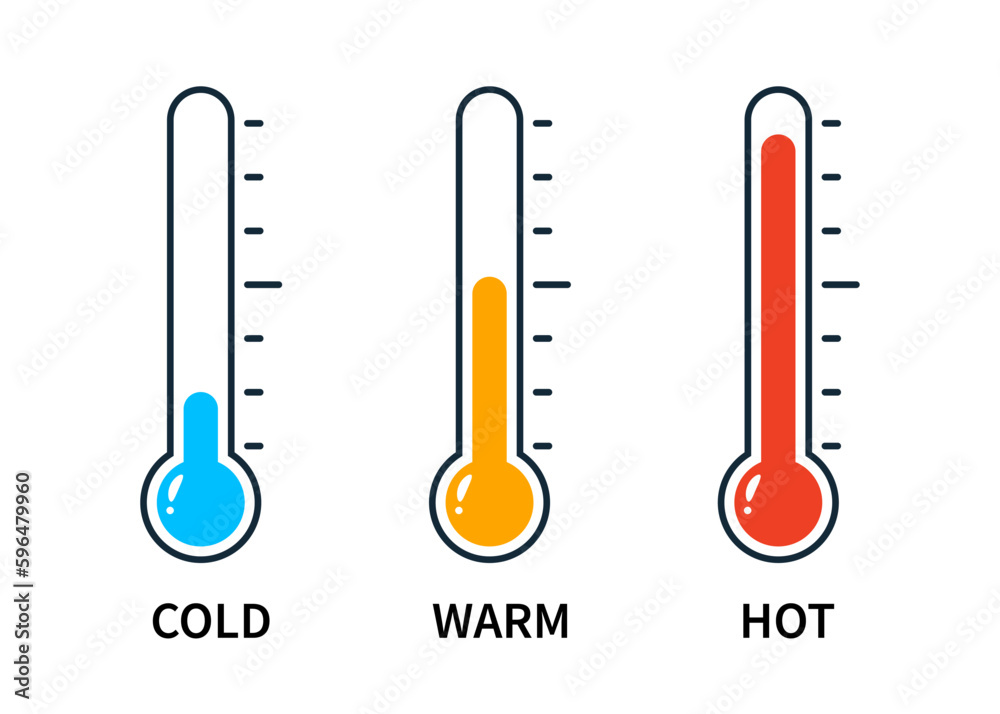 Hot And Cold Thermometer As A Graphic Illustration Free Image Download 