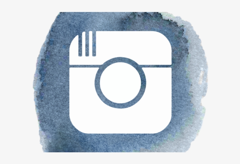 Instagram Logo - Watercolor Style Icon for Social Media Design