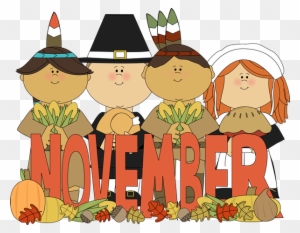 November Thanksgiving Clipart for Kids - Free Download