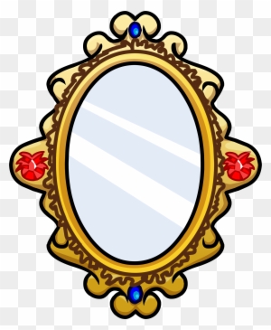 Decorative Golden Mirror Clipart - Free Download for Design Projects