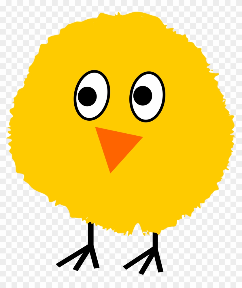 Cute Yellow Chick Illustration - Free PNG Clipart for Spring & Easter