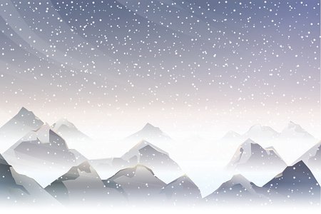 Winter Mountain Landscape - Free Snowy Background Image