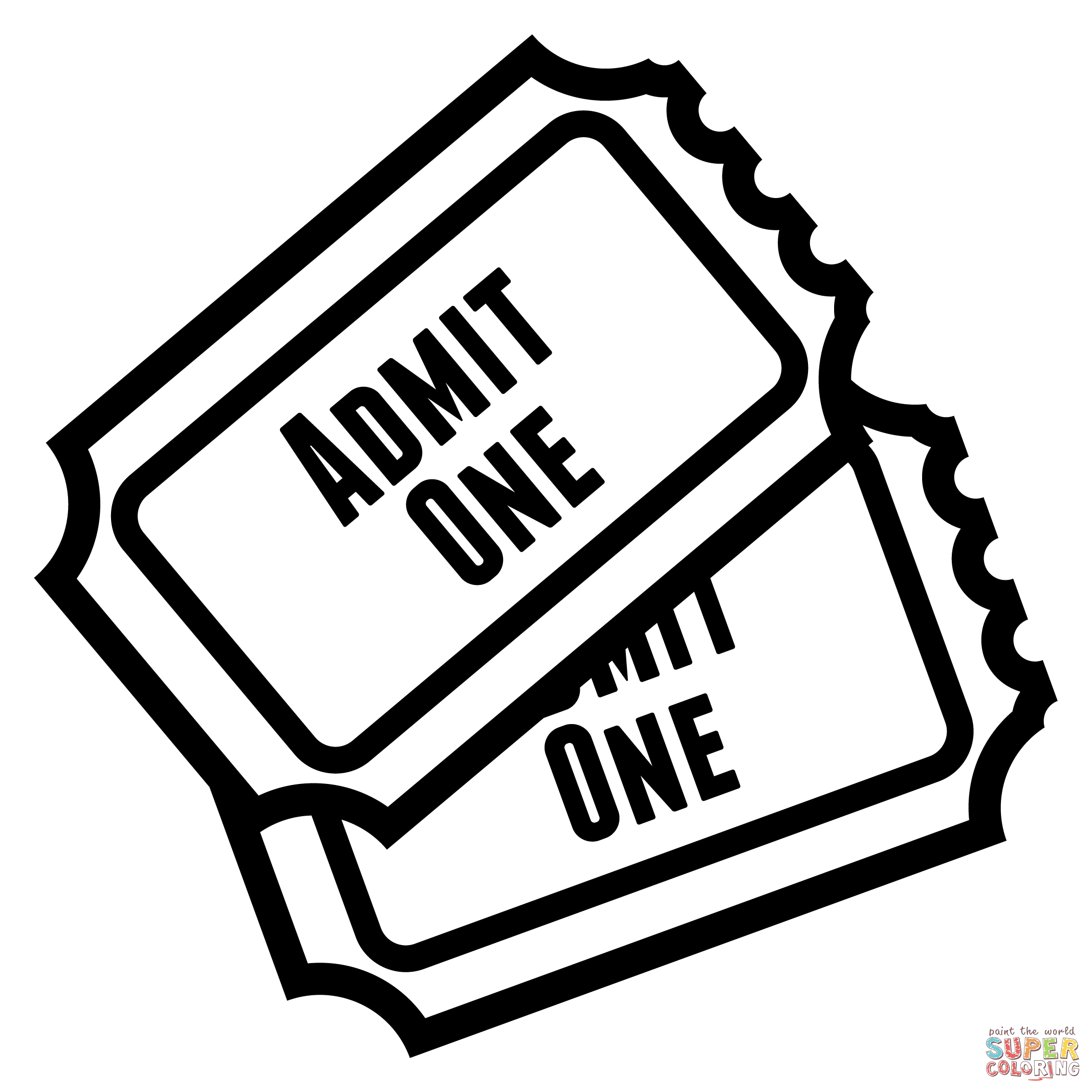 ADMIT ONE SVG Event Admission Ticket, Admit One Ticket Svg, Ticket