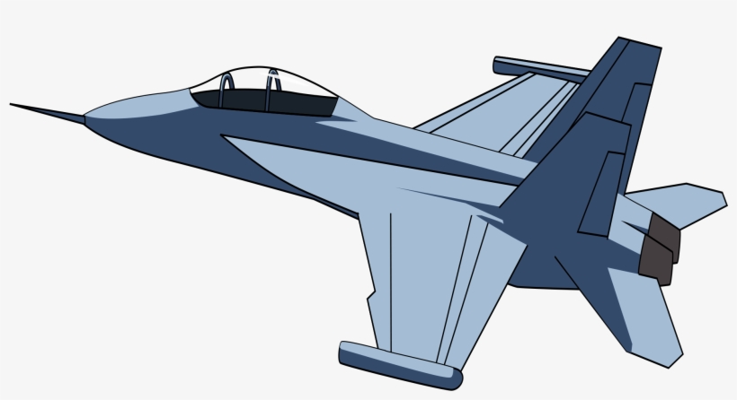 Modern Fighter Jet Illustration - Free Clipart for Aviation Content