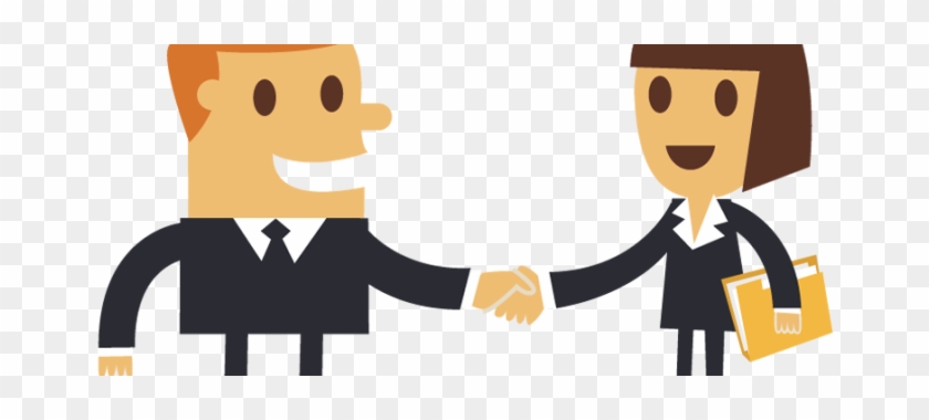 Business Partnership Handshake Illustration - Professional Collaboration Visual