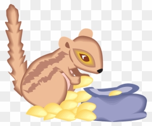 Squirrel with Gold Coins - Symbol of Savings and Financial Prudence