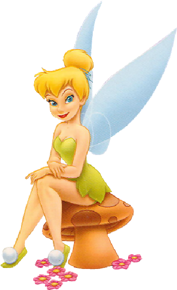 Tinker Bell Fairy Character - Disney Classic Illustration