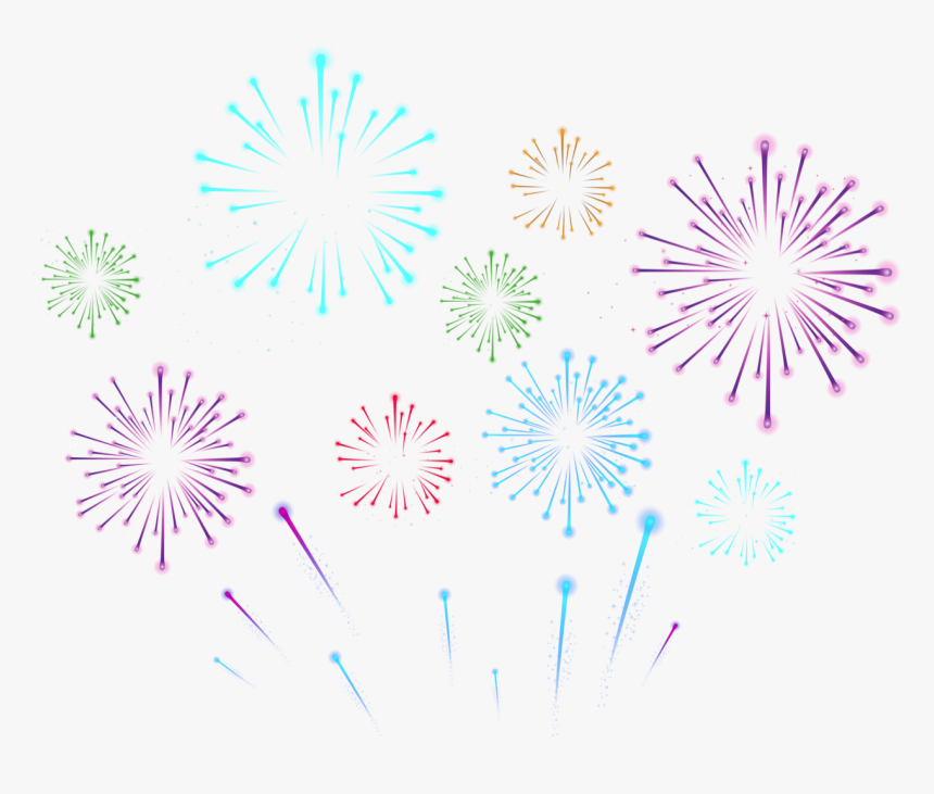 Vibrant Fireworks Clipart - Free PNG for Celebrations & Events