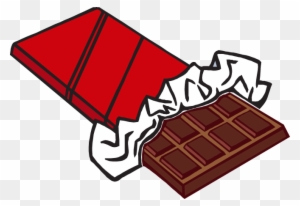 Chocolate Bar Illustration - Sweet Treat Clipart for Recipes & Blogs