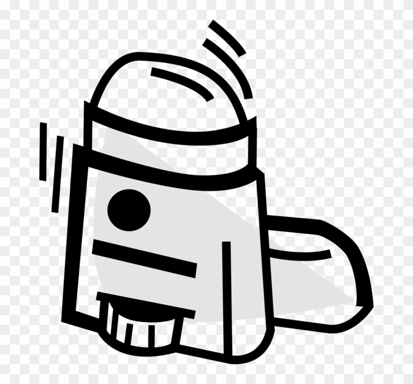 Robot Icon - Vibrating Bot Illustration for Tech & AI Content