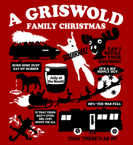 A Griswold Family Christmas Parody Poster - National Lampoon Holiday Fun