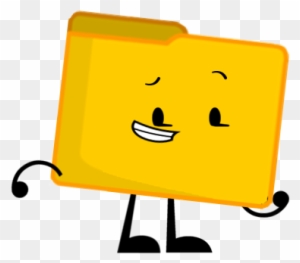Friendly Folder Character - Fun File Management Illustration