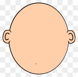 Bald Head Illustration - Clean Vector Graphic for Medical, Educational, or Design Use