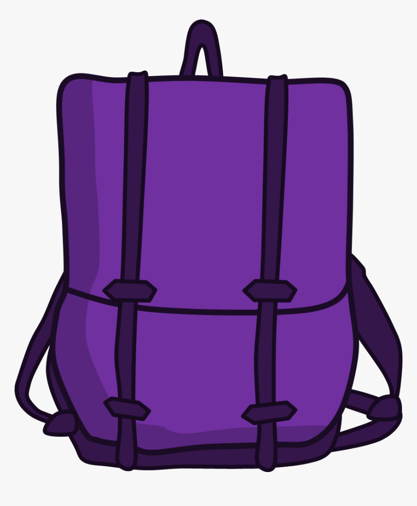 Back To School Purple Backpack Background Elementary Education - Clip ...