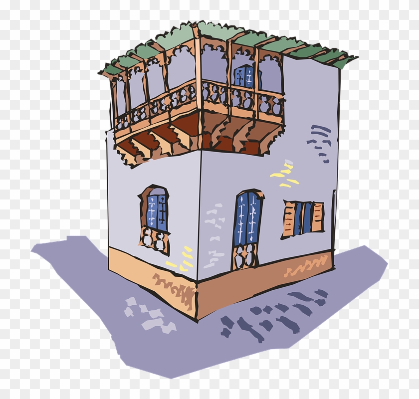 old buildings - Clip Art Library