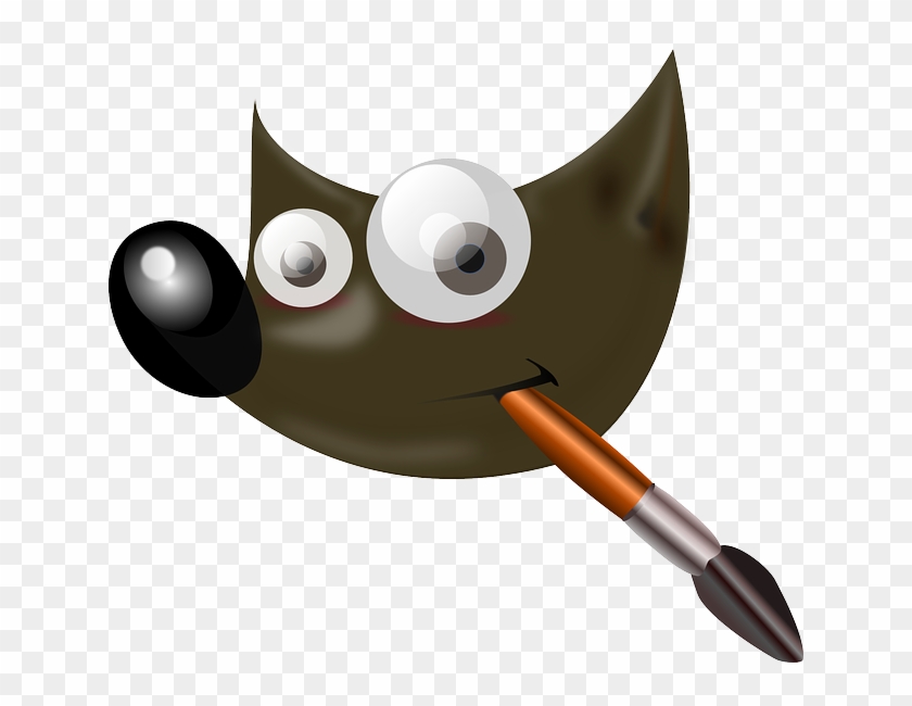 Fun Cartoon Cat Artist with Paintbrush - Free PNG Clipart