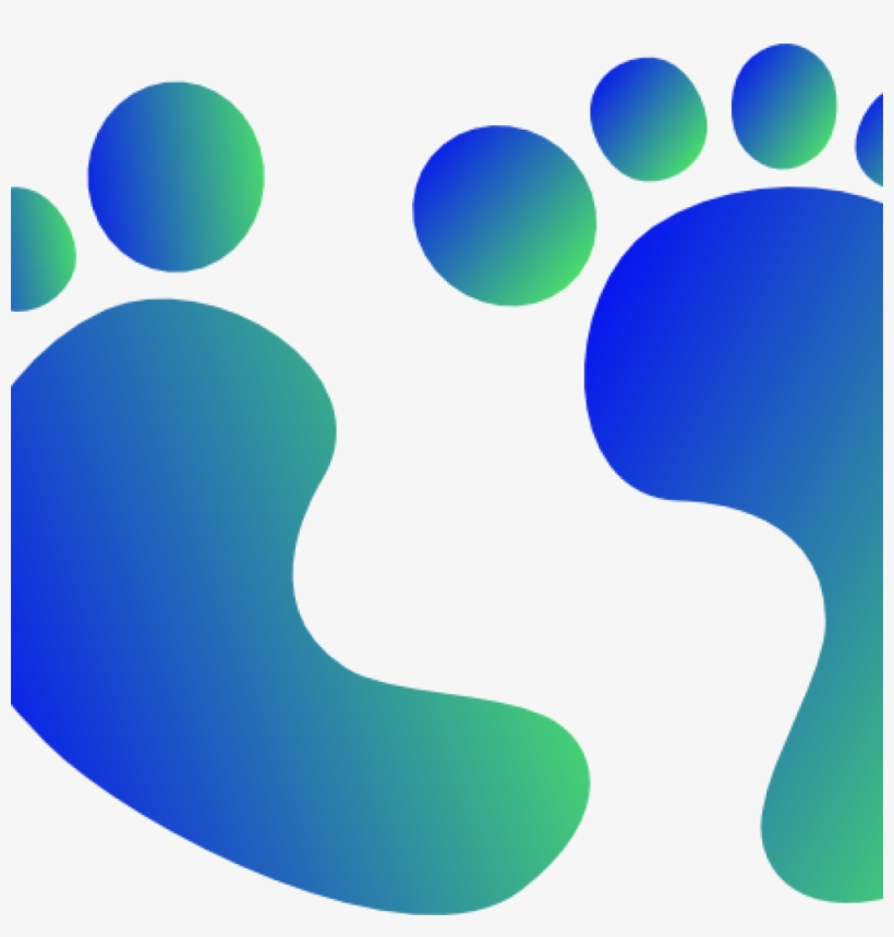 Green Feet Left Foot Forward Clip Art at vector clip Clip