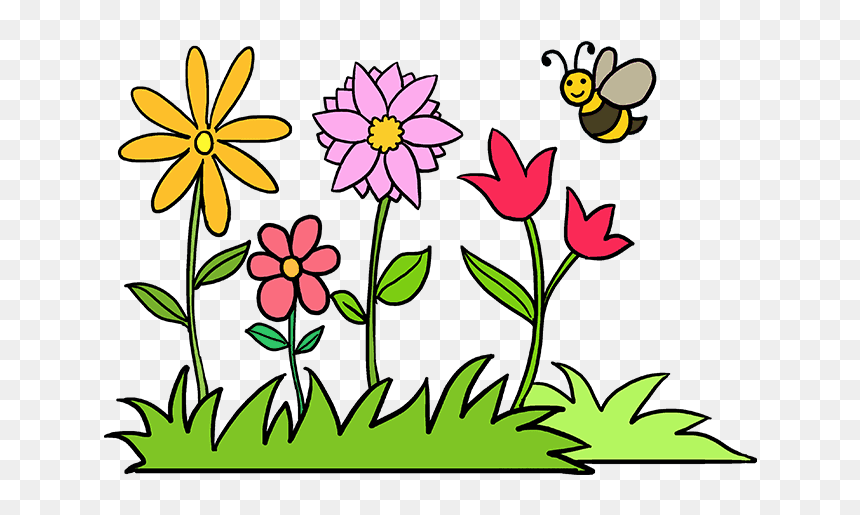 116 1162074 how to draw flower garden flower garden drawing