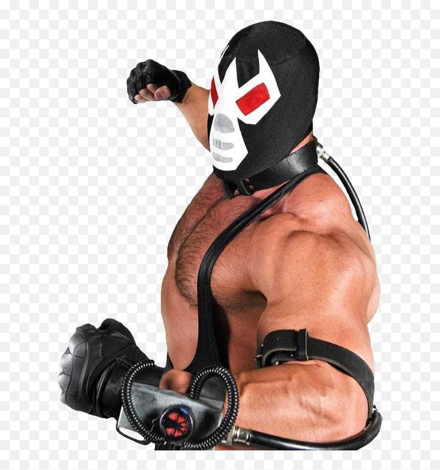 Bane-Inspired Wrestling Mask & Tactical Gear - Iconic Lucha Libre Fusion