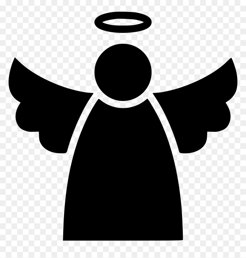 Angel With Trumpet Silhouette, HD Png Download - vhv