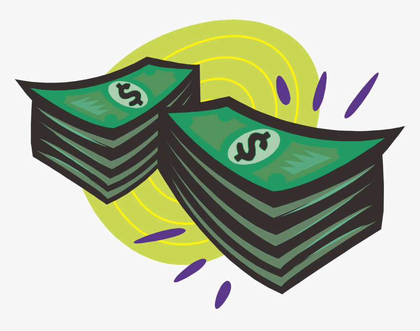 Stacks of Cash Illustration - Financial Growth & Wealth Concept