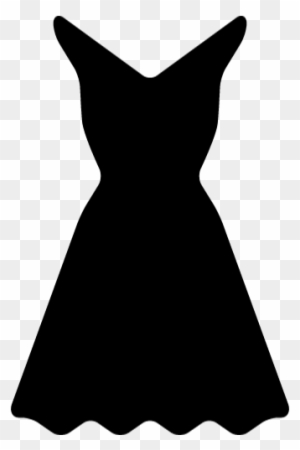 clip art black dress