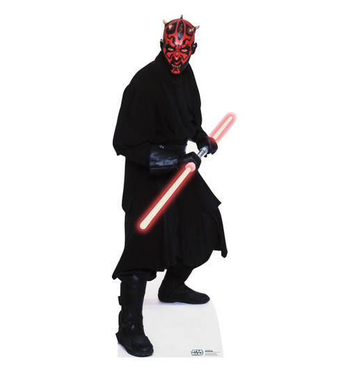 Darth Maul Cardboard Cutout - Life-Size Star Wars Display Prop