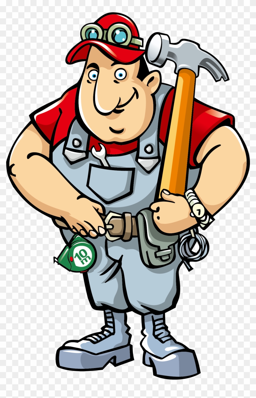 Maintenance Worker Clipart Transparent Background, Cute - Clip Art Library