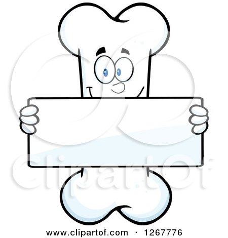 Cartoon chef character holding a blank sign, smiling with blue eyes and a white toque.