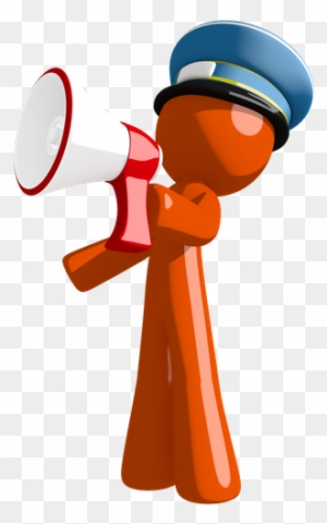 Megaphone Announcement Icon - Public Announcement & Communication Symbol