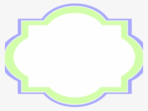 Elegant Scalloped Frame Template for Labels, Certificates, and Invitations