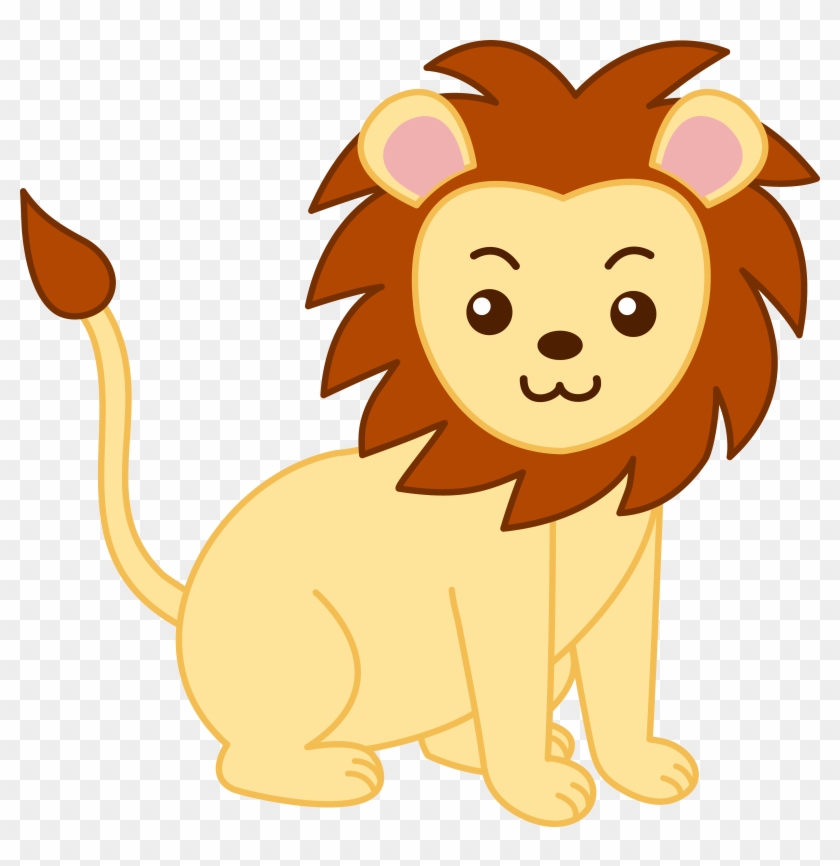 Adorable Cartoon Lion Illustration for Kids’ Content & Educational Resources