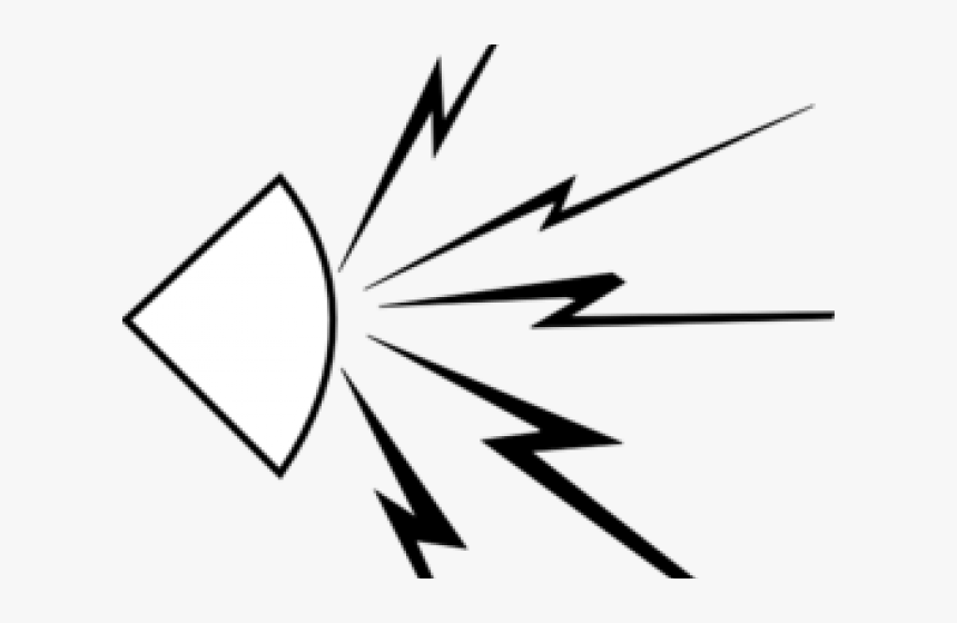 Speaker icon emitting dynamic lightning-bolt sound waves, symbolizing audio output or explosive sound.