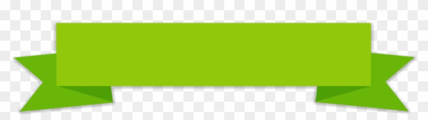 Green Ribbon Banner Graphic - Free Transparent PNG Download