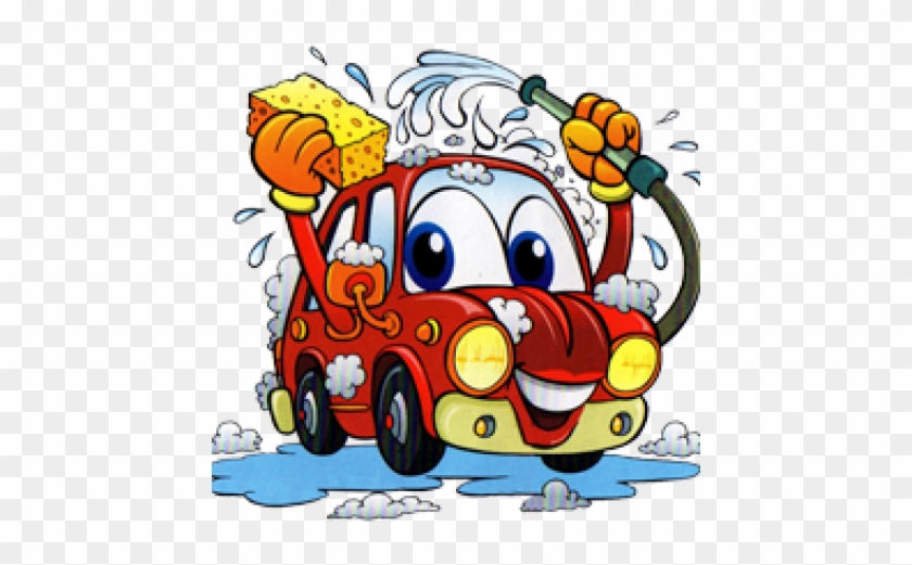 Fun Car Wash Illustration for Kids & Automotive Services