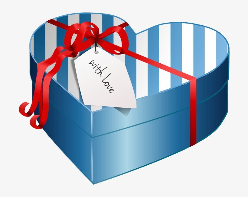 Heart-Shaped Gift Box with Love Tag - Perfect for Romantic Occasions