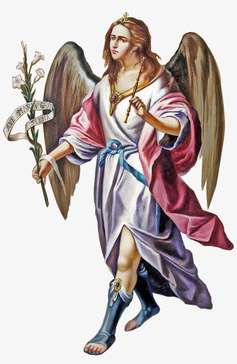 Archangel Gabriel Vector Illustration. Angel Saint - Clipart Library ...